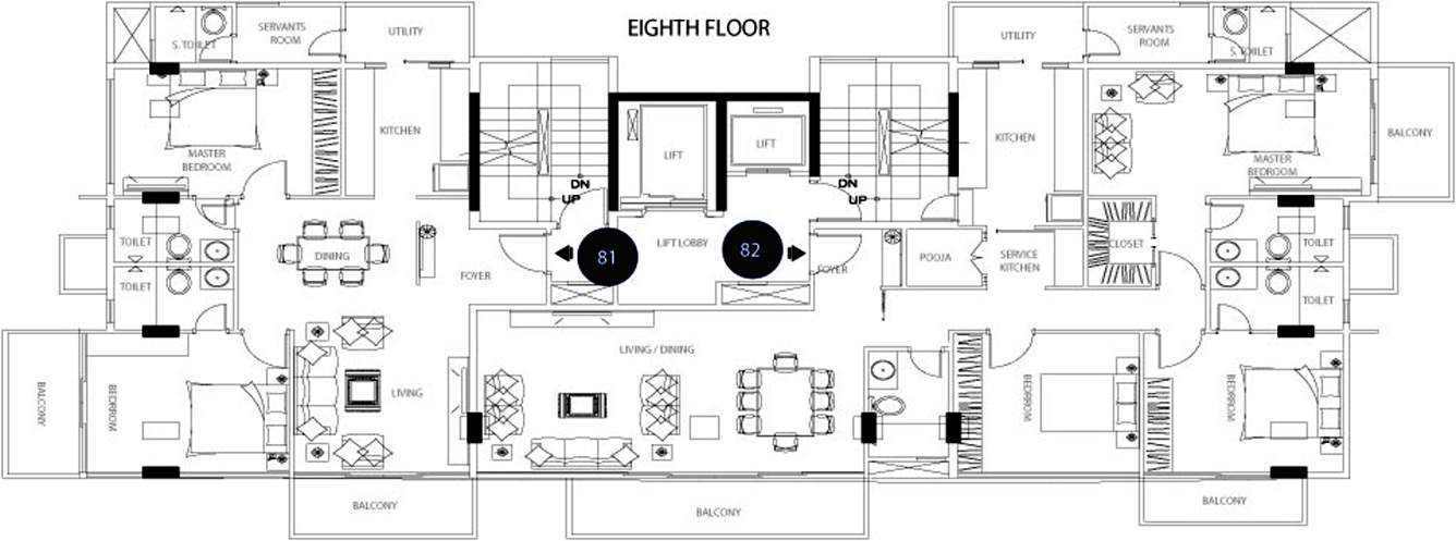  ahuja laguna Images for Cluster Plan of SKAV Developers Ahuja Laguna