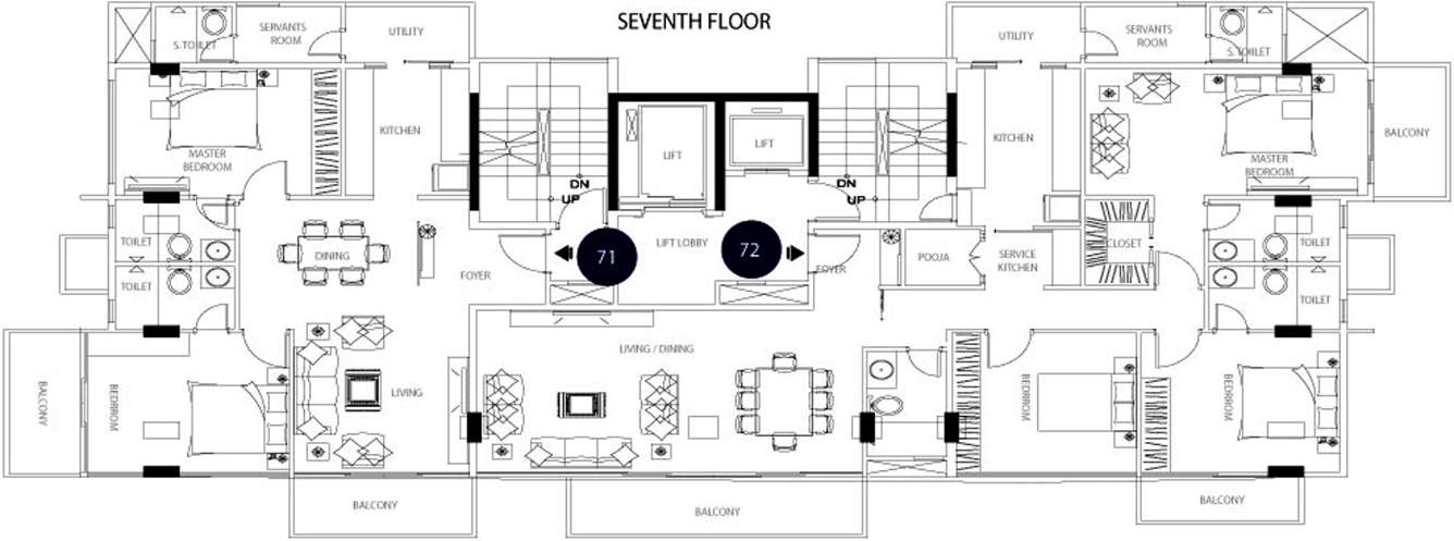 ahuja laguna Images for Cluster Plan of SKAV Developers Ahuja Laguna