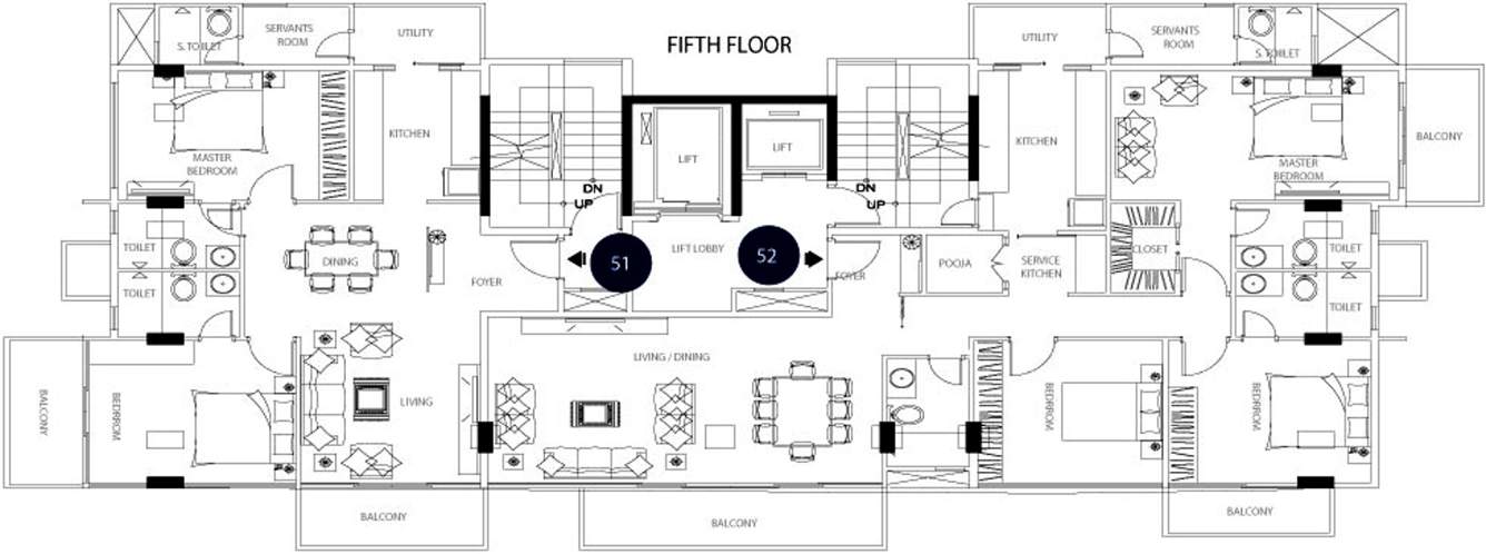  ahuja laguna Images for Cluster Plan of SKAV Developers Ahuja Laguna