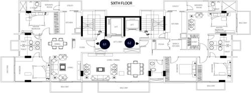  ahuja-laguna Images for Cluster Plan of SKAV Developers Ahuja Laguna