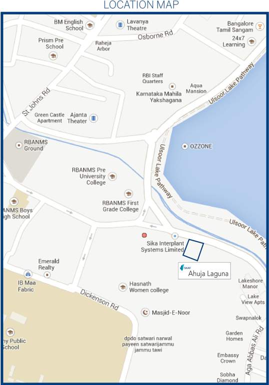  ahuja laguna Images for Location Plan of SKAV Developers Ahuja Laguna