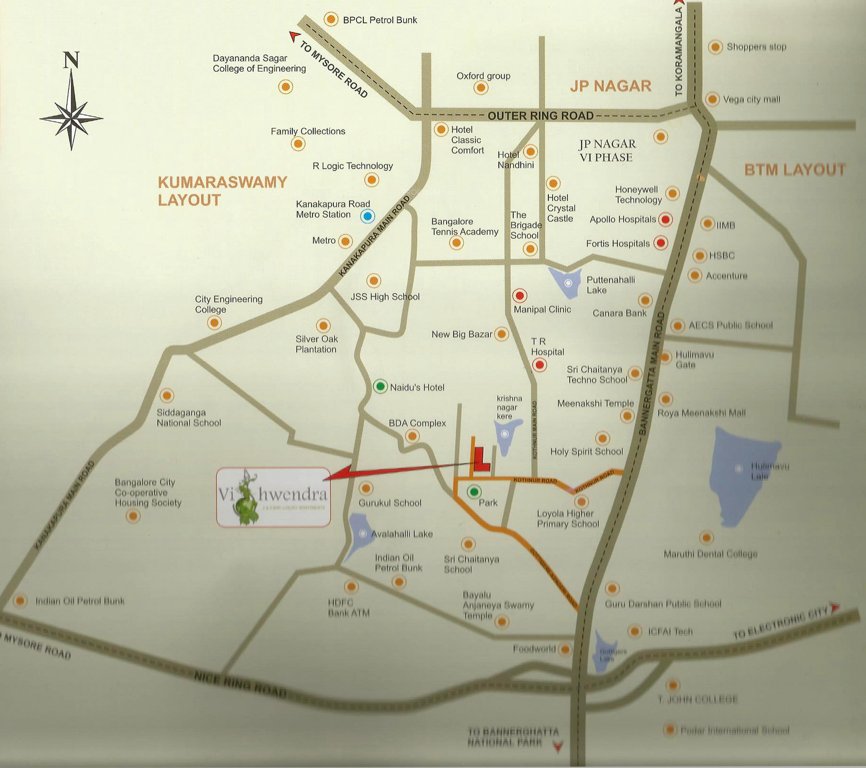 Images for Location Plan of Adiga Vishwendra