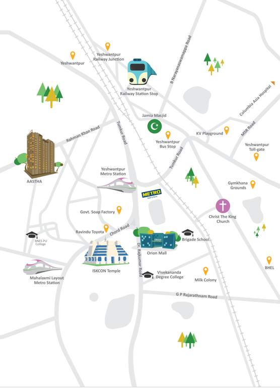 aastha Images for Location Plan of SKAV Aastha