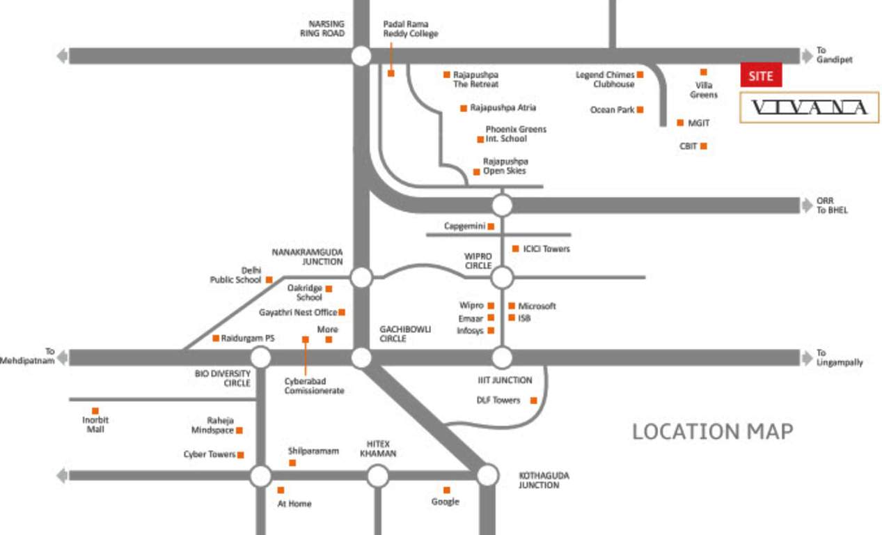 vivana Images for Location Plan of Gauthami Vivana
