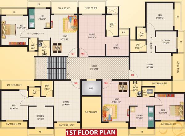 Images for Cluster Plan of AR Pushpak