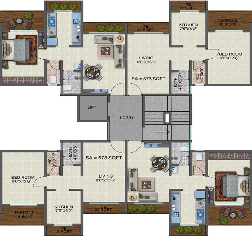  jijai complex Images for Cluster Plan of Shubham Jijai Complex