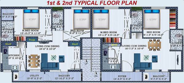 Images for Cluster Plan of Shree Flats Images for Cluster Plan of Shree Flats