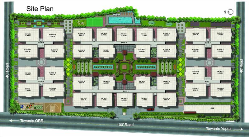 Images for Site Plan of Omsree Patels Bright View