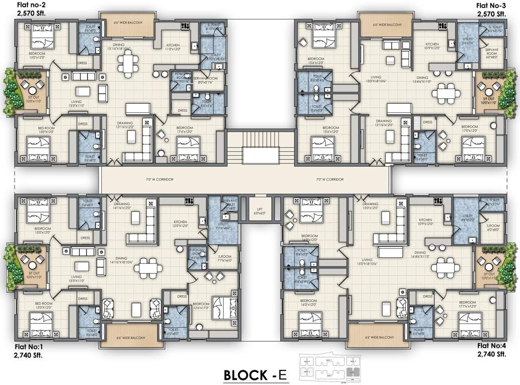 Images for Cluster Plan of Omsree Patels Bright View
