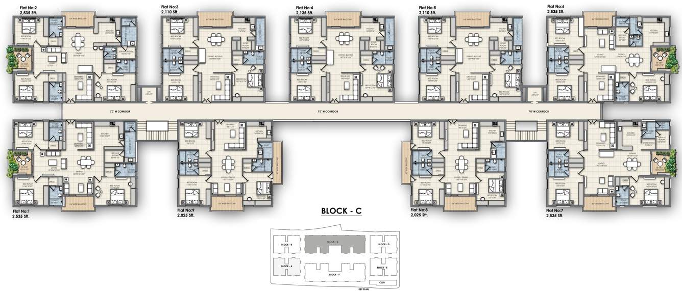 Images for Cluster Plan of Omsree Patels Bright View