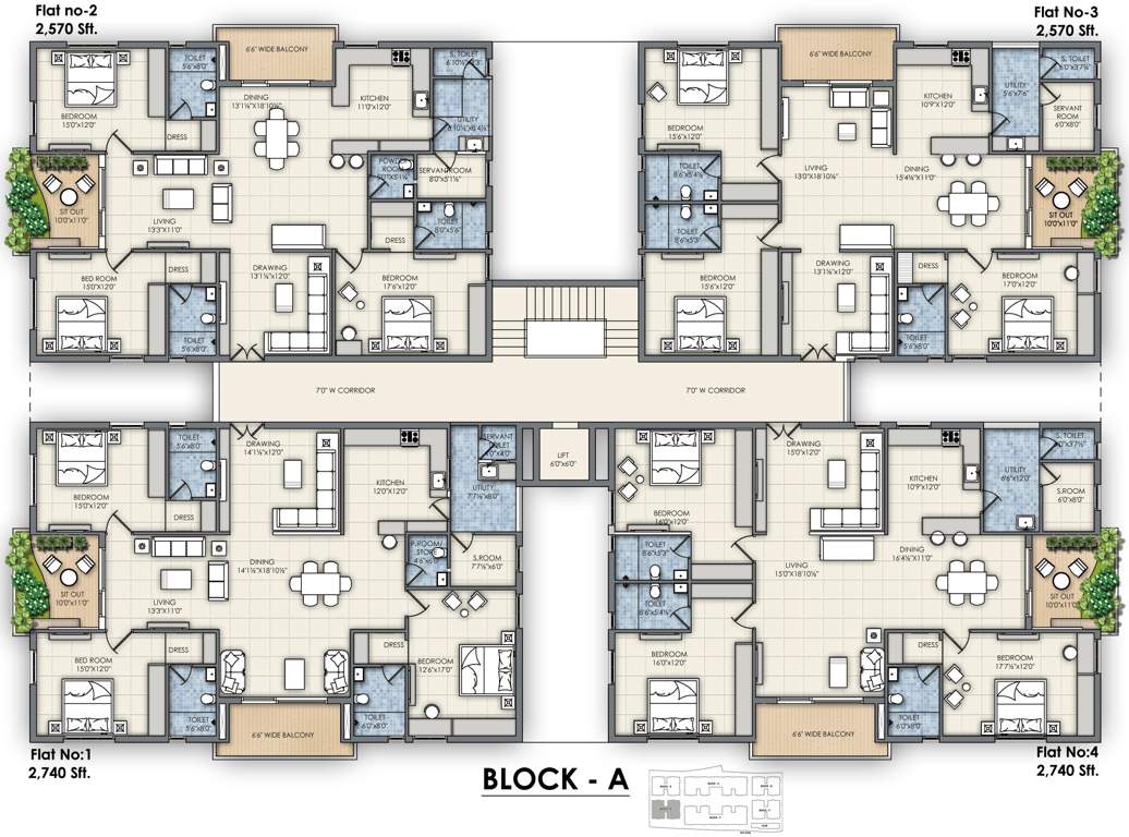 Images for Cluster Plan of Omsree Patels Bright View