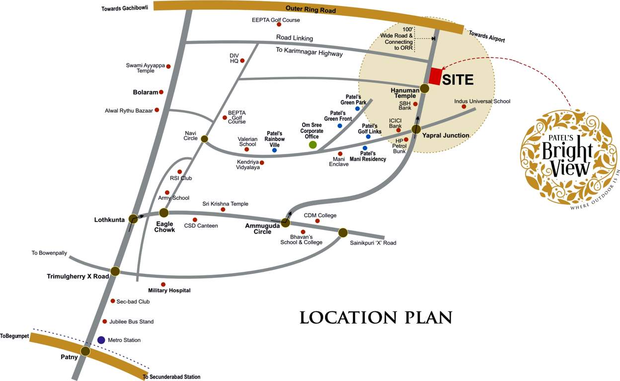 Images for Location Plan of Omsree Patels Bright View
