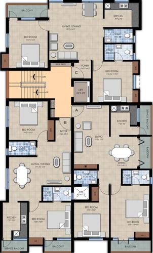 Images for Cluster Plan of Selvaganesh SG Sri Sai Nivas