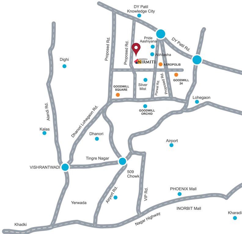  goodwill nirmiti Images for Location Plan of Choice Goodwill Nirmiti