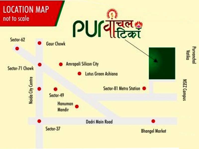 Images for Location Plan of Spaces Purvanchal Vatika