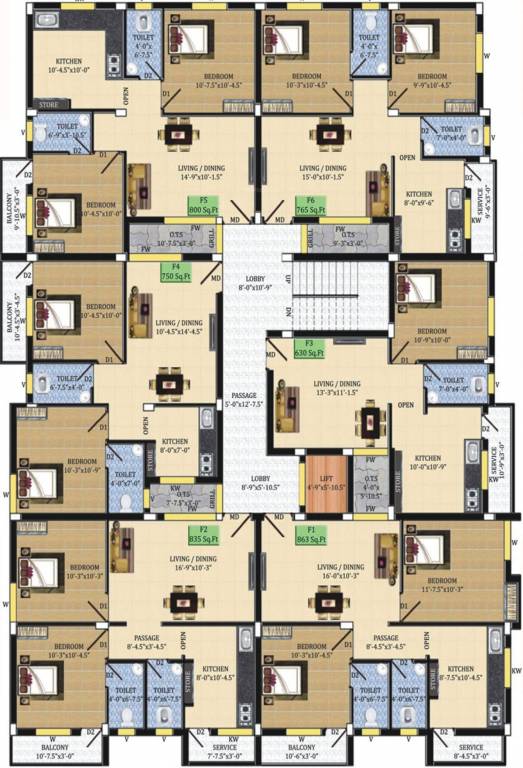 Images for Cluster Plan of Vettri Mayoora