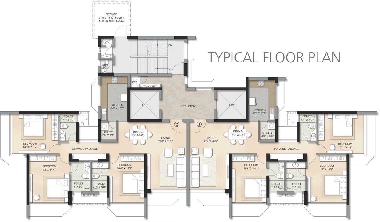 Images for Cluster Plan of Atul Kalpataru Regalia