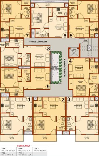 Images for Cluster Plan of Radhika Homes homes Images for Cluster Plan of Radhika Homes