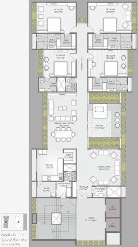Images for Cluster Plan of True North One Images for Cluster Plan of True North One