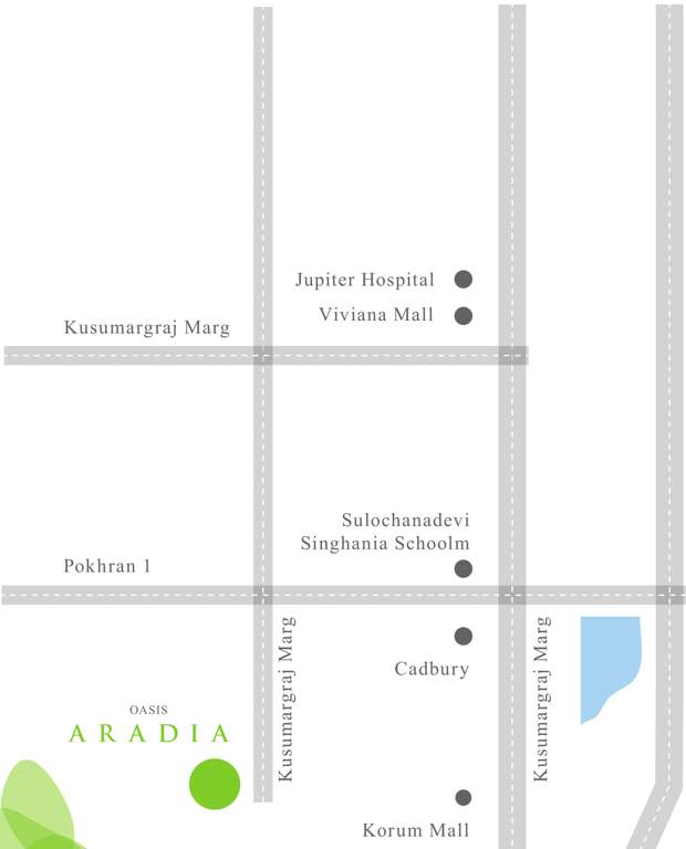  aradia Images for Location Plan of Nandivardhan Aradia