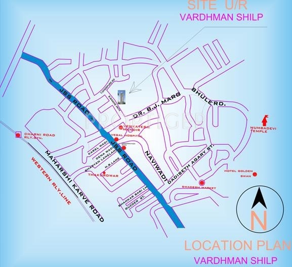 shilp Images for Location Plan of Vardhman Shilp