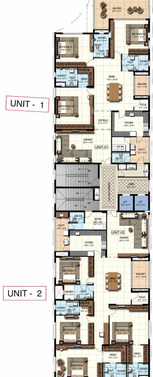  amara arya Images for Cluster Plan of AR Amara Arya
