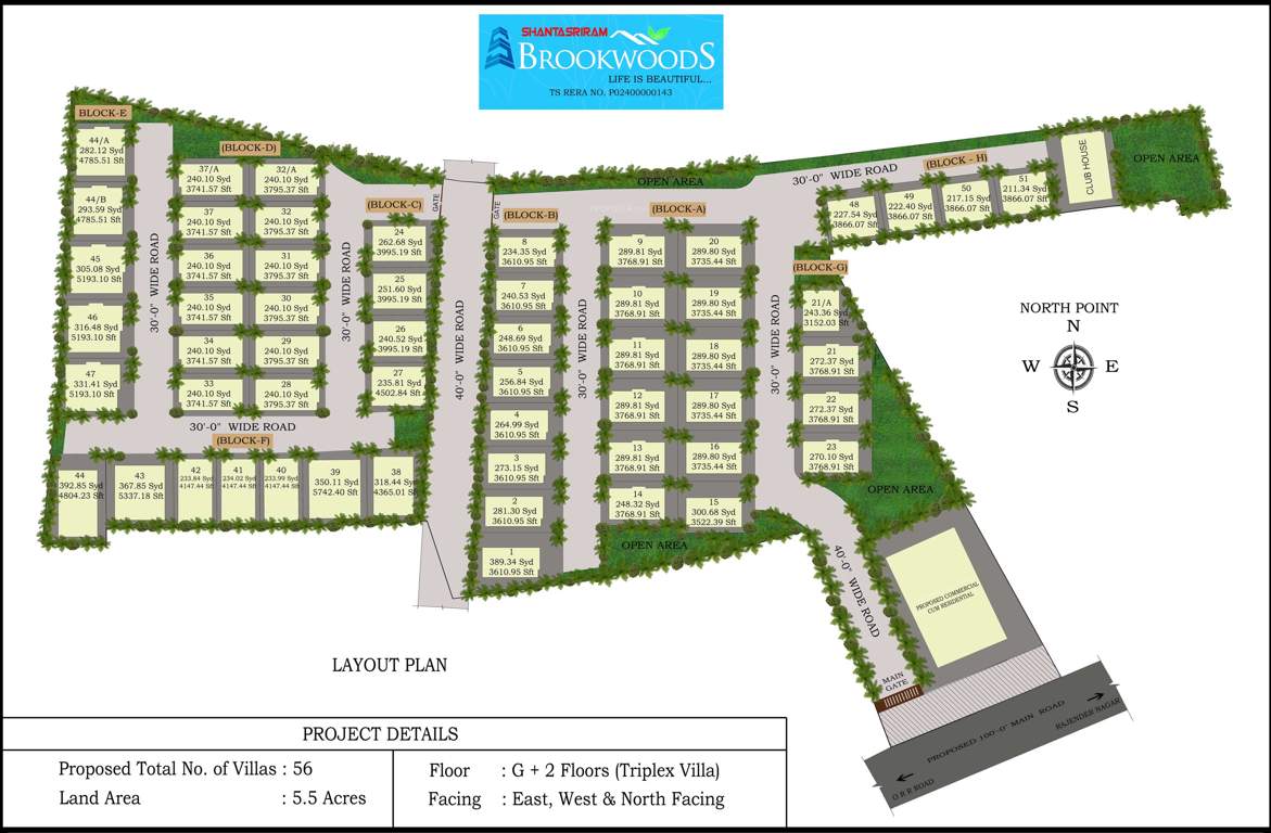 brookwoods Images for Layout Plan of Shanta Brookwoods