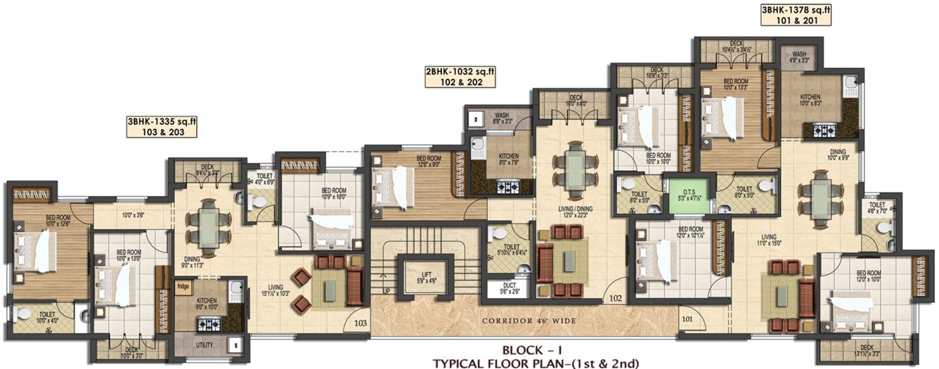 vrindavan enclave Images for Cluster Plan of Amaar Vrindavan Enclave