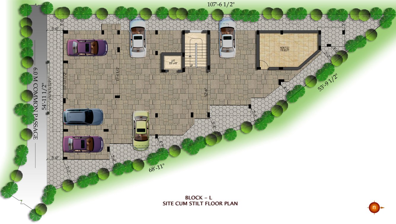 vrindavan enclave Images for Cluster Plan of Amaar Vrindavan Enclave