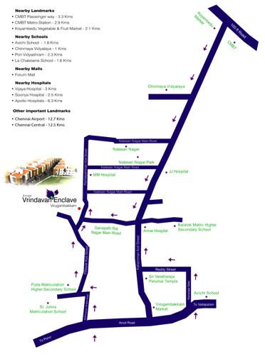  vrindavan-enclave Images for Location Plan of Amaar Vrindavan Enclave