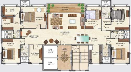  arista-of-shanti-niwas Images for Cluster Plan of Tridhaatu Arista Of Shanti Niwas