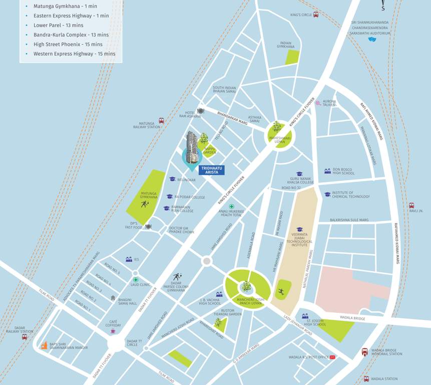 arista of shanti niwas Images for Location Plan of Tridhaatu Arista Of Shanti Niwas