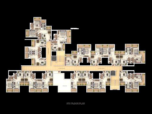  vishwajeet-paradise Building 2 Bliss Cluster Plan