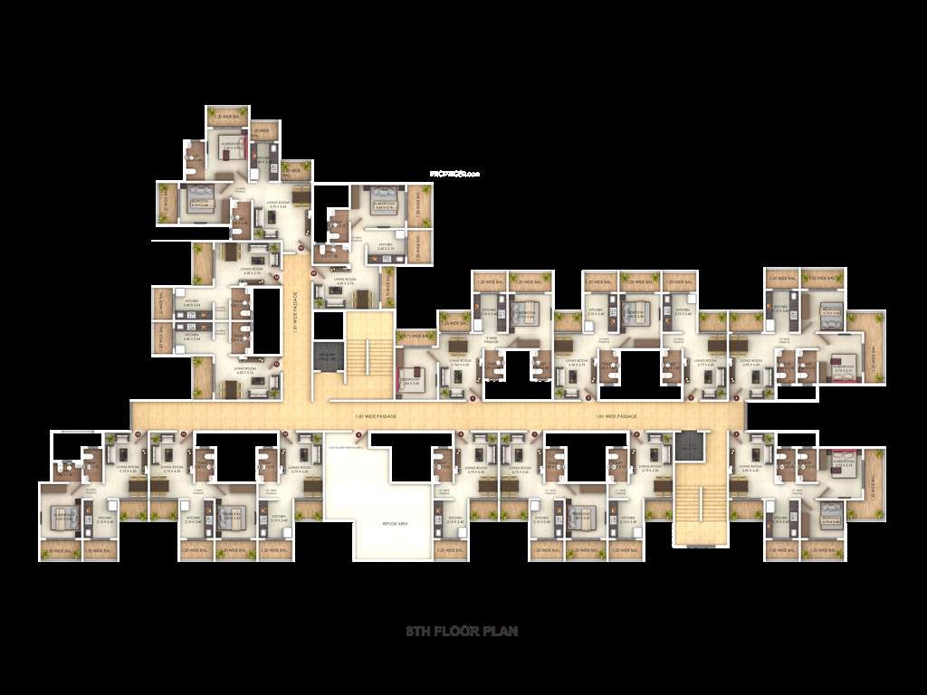 vishwajeet paradise Building 2 Bliss Cluster Plan