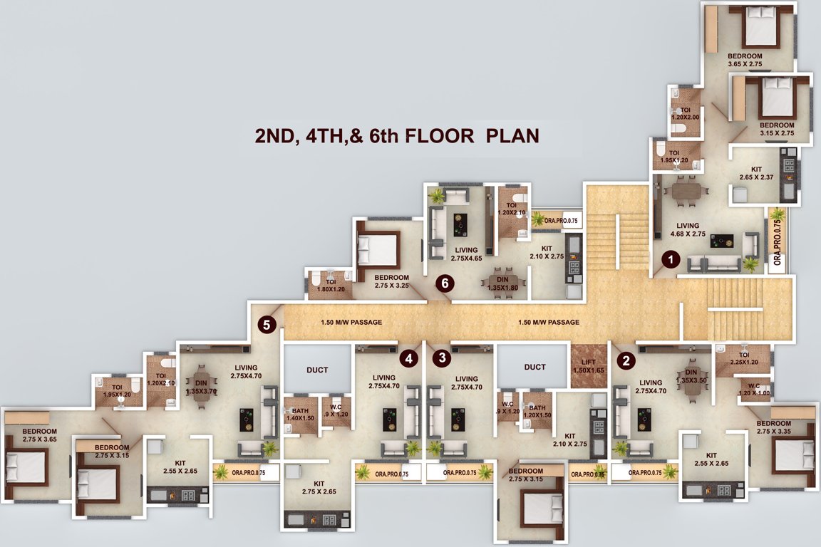  vishwajeet paradise Images for Cluster Plan of GBK Vishwajeet Paradise