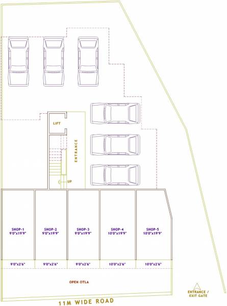 Images for Cluster Plan of Hari Om Mahi Park