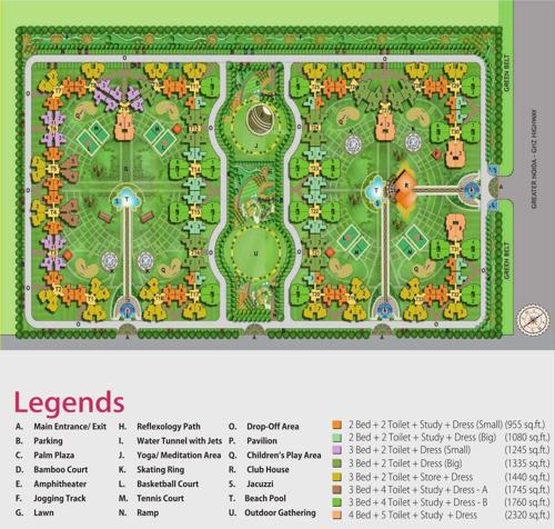  estate-ii Images for Layout Plan of Nirala Estate II