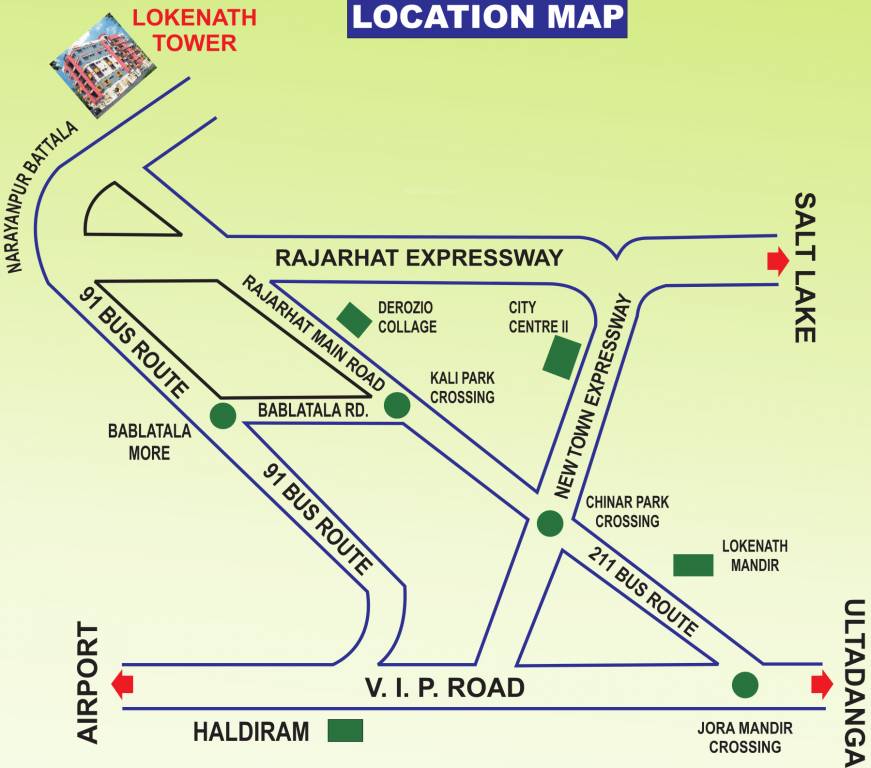 Images for Location Plan of Satyam Lokenath Tower