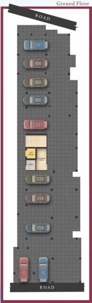  family Family Cluster Plan For Ground Floor