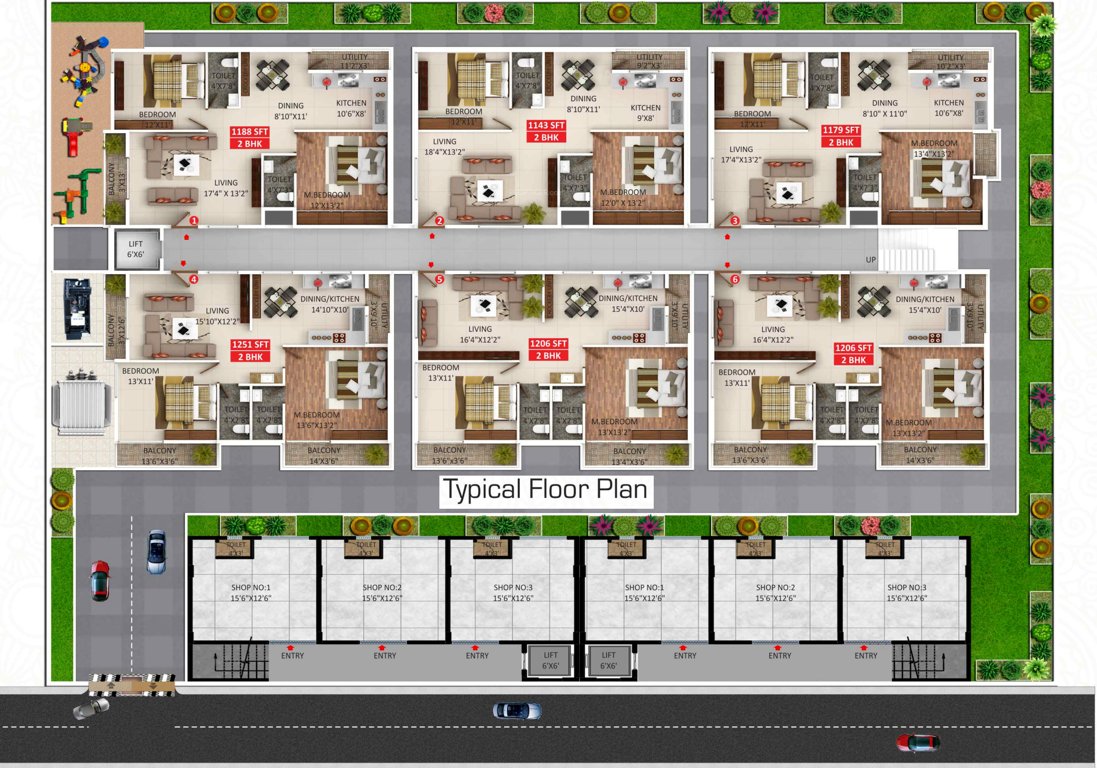 Images for Cluster Plan of Siddhi SS Homes