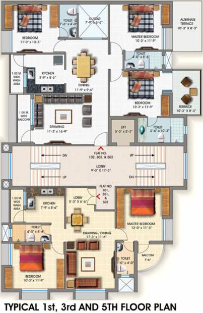 Images for Cluster Plan of Maharshee Shashi Sharad Apartments