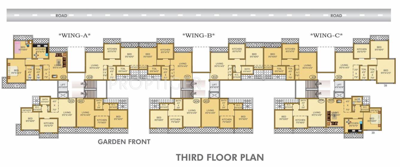 Images for Cluster Plan of Parshva Konark Residency