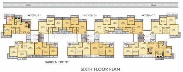 Images for Cluster Plan of Parshva Konark Residency