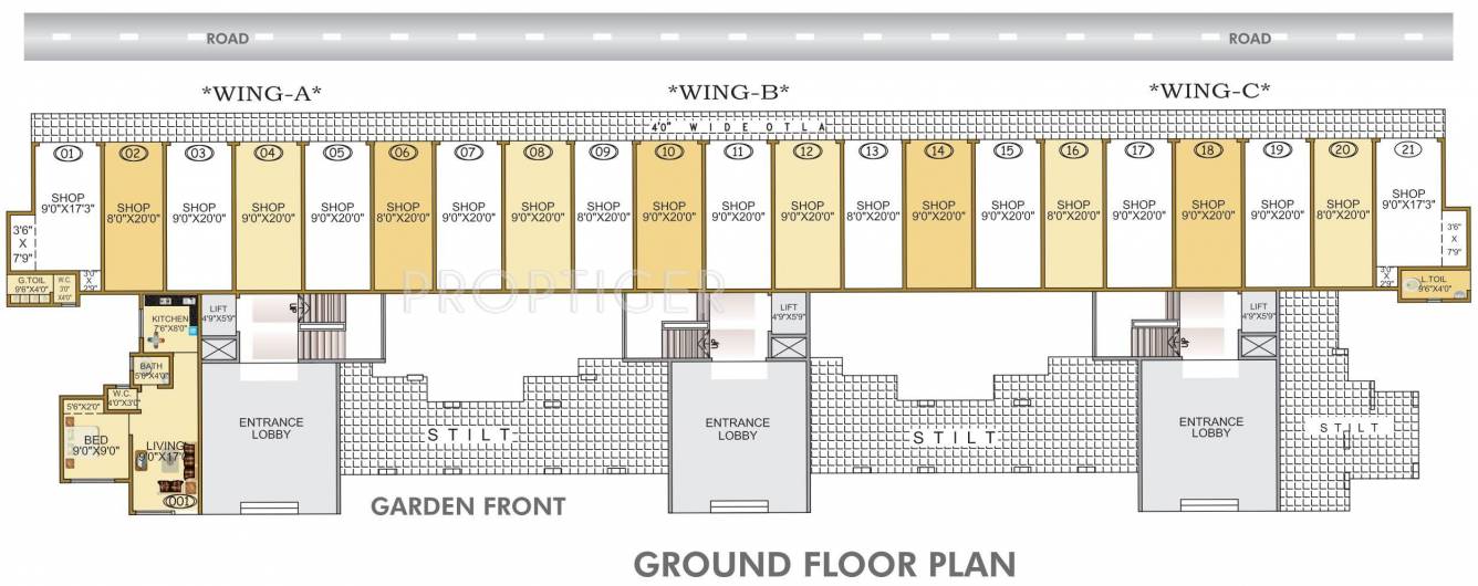 Images for Cluster Plan of Parshva Konark Residency