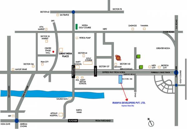 Images for Location Plan of Iramya Express View City Images for Location Plan of Iramya Express View City