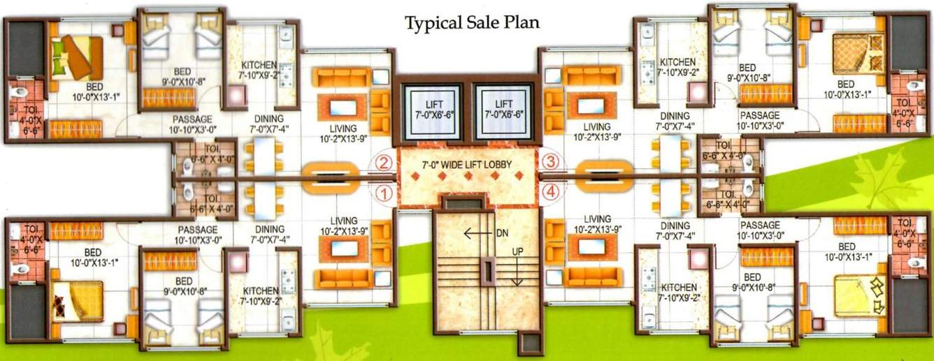  green vista Images for Cluster Plan of Vaibhavlaxmi Green Vista