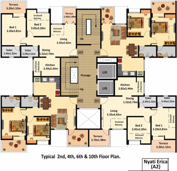 Images for Cluster Plan of Nyati Erica