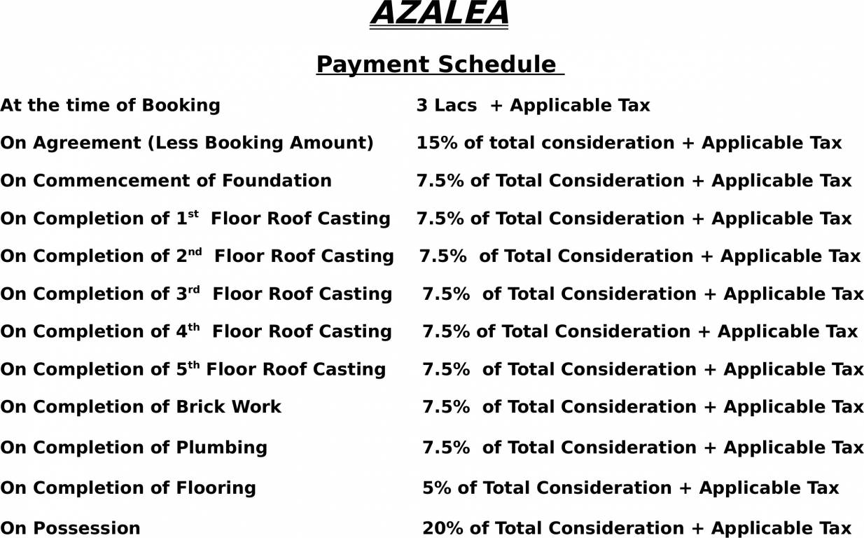 azalea Images for Payment Plan of Aspirations Azalea Payment Plan