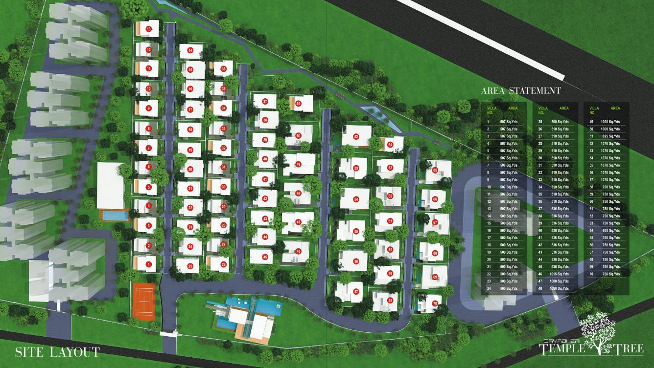 temple tree Images for Layout Plan of Jayabheri Temple Tree