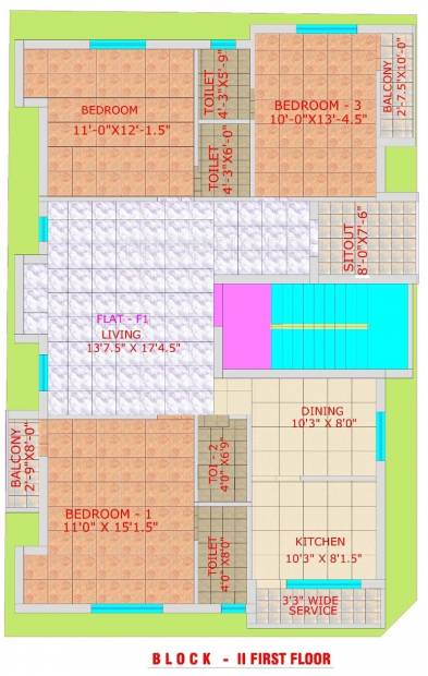 Images for Cluster Plan of CC Senthilnathan Arcade